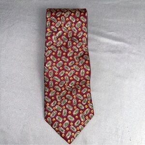 Christian Dior Monsieur Ties Mens 58" Burgundy Vintage Silk Bordeaux Diamond